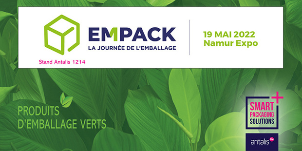 Visitez Antalis lors du salon Empack Namur le 19 mai