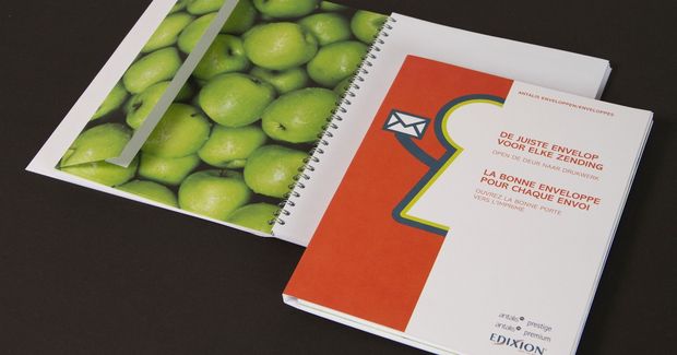 Les enveloppes Antalis et Edixion laser sont joliment associés dans le nouvel échantillonneur