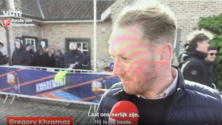 Grégory's tv-debuut op VTM Nieuws