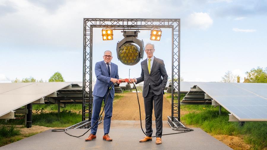Roularta Media Group opent innovatief zonnepark dat energie en natuur combineert