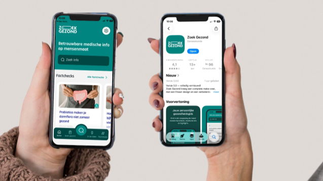 Gezondheid en Wetenschap krijgt nieuw elan en nieuwe app