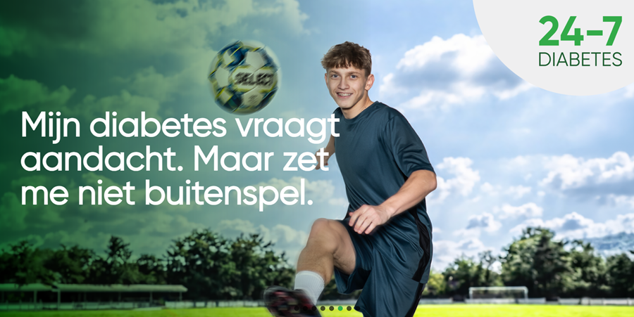 Diabetes Liga start bewustwordingscampagne '24-7 Diabetes'