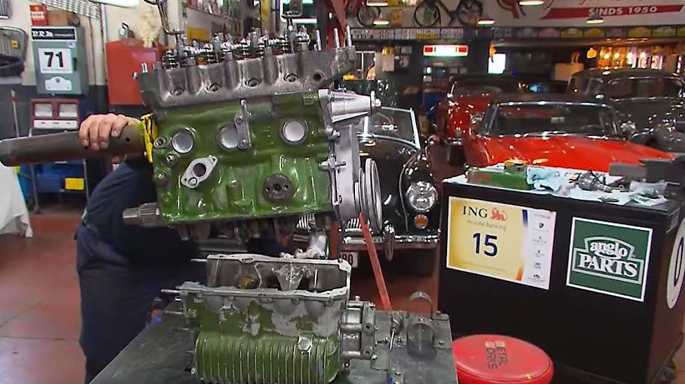 De Engelse oldtimer 16 Opbouw motorblok CoolTechnics