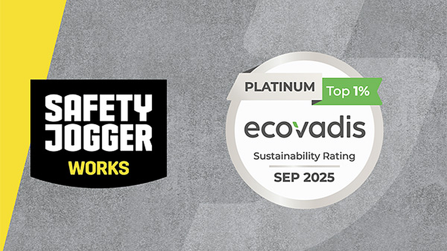 Safety Jogger Works obtient la plus haute distinction Platinum d’EcoVadis