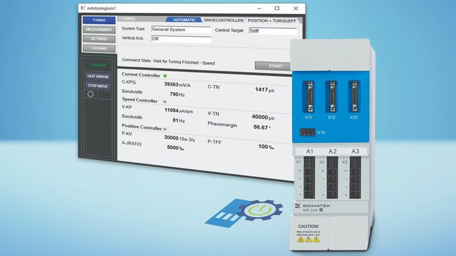 Réglage automatique pour servomoteurs MDD 2000