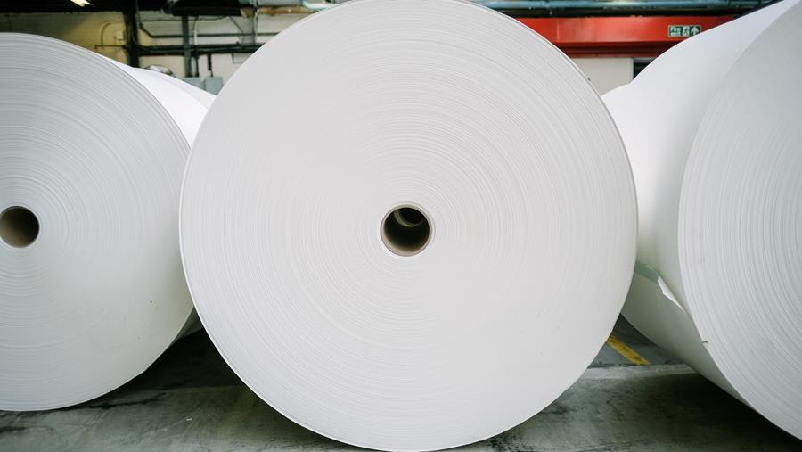 La production européenne de papier et de carton chute de 1,5 pour cent