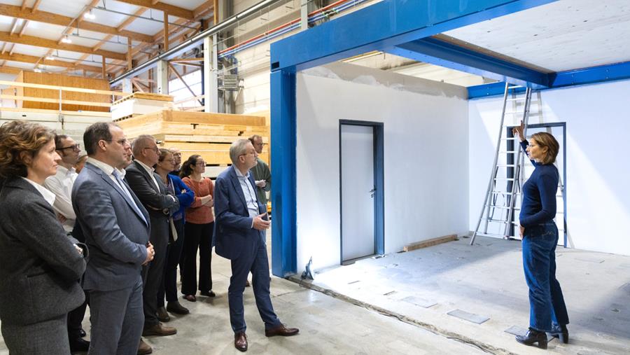 Buildwise inaugure un Flanking-Lab unique