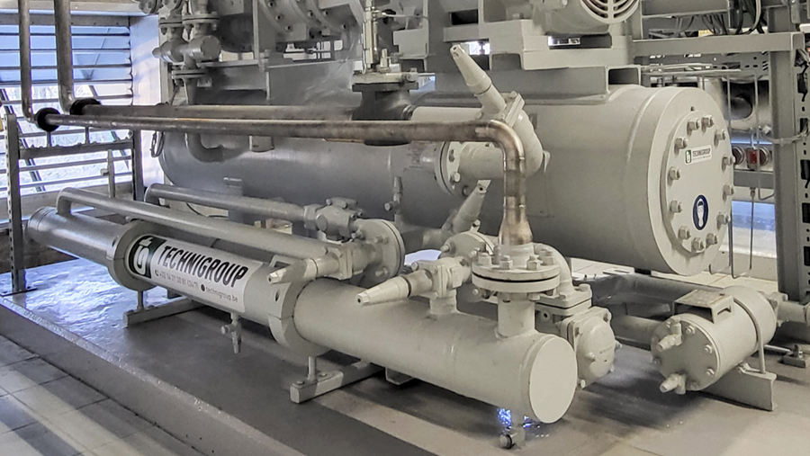 Révision et conversion d'une unité de compression NH3 par Technigroup