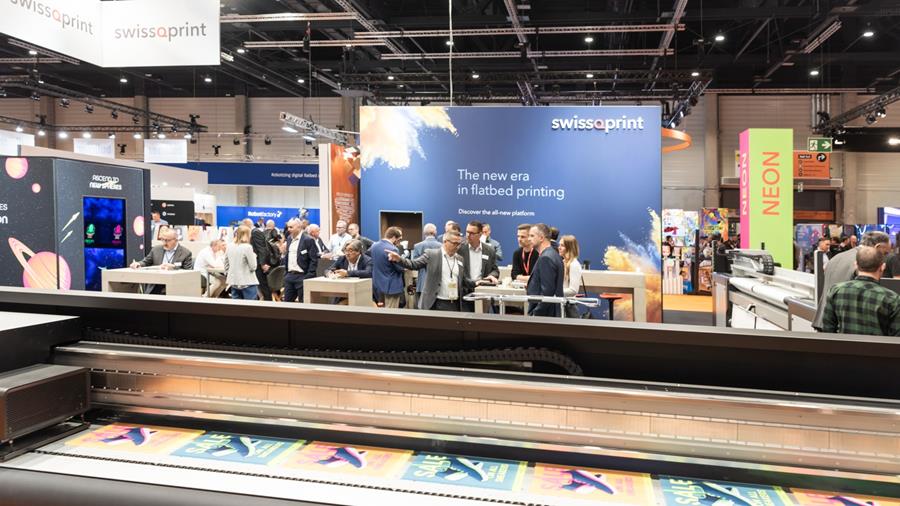 swissQprint présente la puissance évolutive du grand format à la Fespa